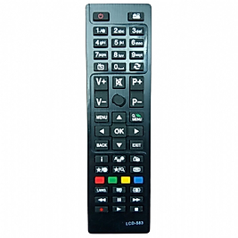 LCD-583 VESTEL SİYAH TUŞLU KISA LCD KUMANDA VZ