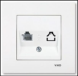 Viko Karre Numeris + Çerçeve