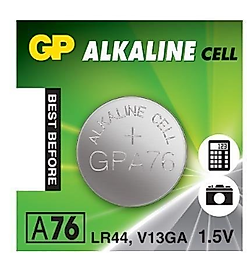 Gp Alkaline AG13/A76/ LR44/357A 1.5V Pil