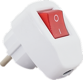 Anahtarlı Topraklı Erkek Fiş Işıklı