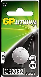 GP CR2032 3 V Lityum Düğme Pil