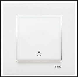 Viko Karre Light Anahtar + Çerceve