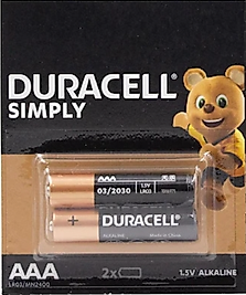 Duracell Simply AAA İnce Pil 2'li
