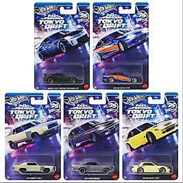 HOT WHEELS Fast & Furious Tokyo Drift Silver Series 5’li Diecast Set – 1:64 Model Arabalar