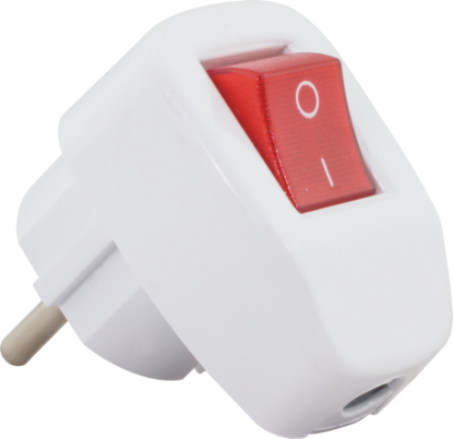 Anahtarlı Topraklı Erkek Fiş Işıklı