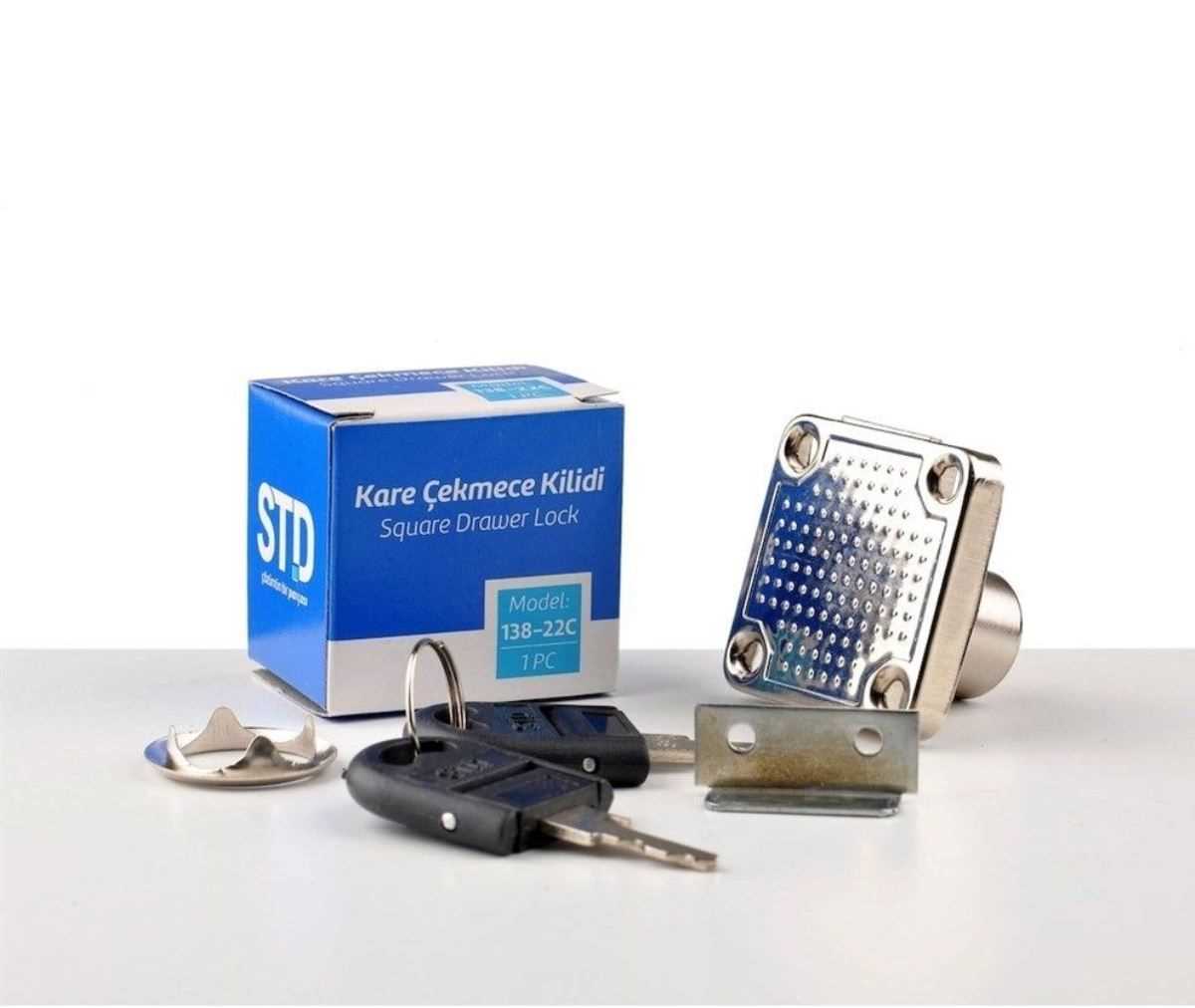 MAXSTAR KARE ÇEKMECE KILIDI STR1204