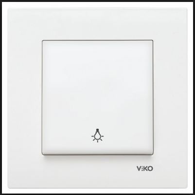 Viko Karre Light Anahtar + Çerceve