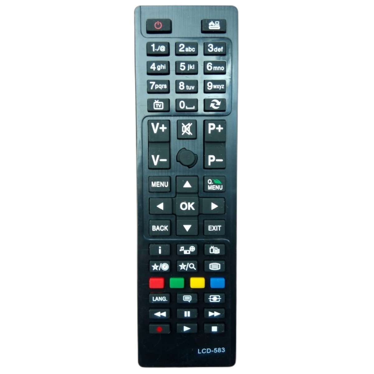 LCD-583 VESTEL SİYAH TUŞLU KISA LCD KUMANDA VZ