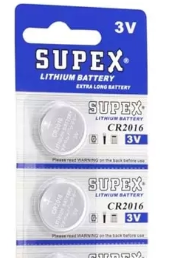 Supex CR2016 3V Lityum Blister Pil