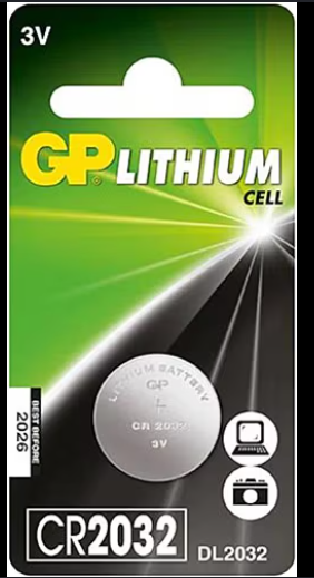 GP CR2032 3 V Lityum Düğme Pil
