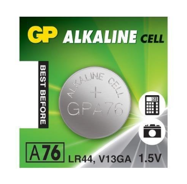 Gp Alkaline AG13/A76/ LR44/357A 1.5V Pil