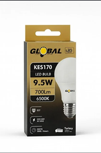 Global LED AMPUL BEYAZ IŞIK 9.5 W